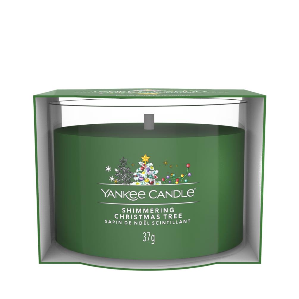 Yankee Candle Shimmering Christmas Tree Filled Votive Candle £2.39